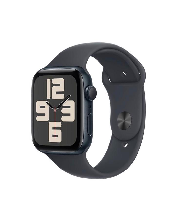 Apple Watch Series 7 GPS 45mm, Sieraden, Tassen en Uiterlijk, Smartwatches, Gebruikt, iOS, Zwart, Afstand, Waterdicht, Ophalen of Verzenden