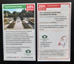 Kasteeltuinen Arcen 20% korting, Drie personen of meer, Kortingsbon, Overige typen