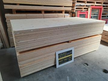 gebruikte underlayment platen 18 mm met tand&groef, 122x244. beschikbaar voor biedingen