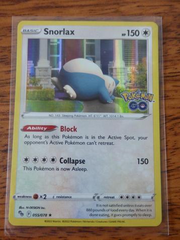 Snorlax 055/078 (PE) beschikbaar voor biedingen
