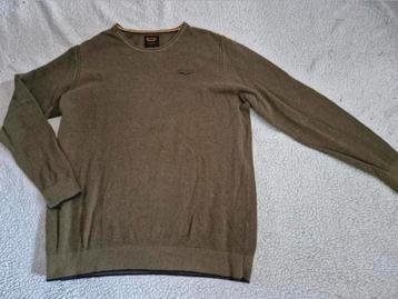 Pme Legend Pall Mall trui Katoen Legergroen maat XXXL  beschikbaar voor biedingen