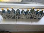 Delft blauwe huisjes, incl rynbende en royal delft blue, Ophalen, Zo goed als nieuw, Gevuld