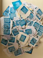 300 decemberzegels blauwe WA 1tjes gestempeld en op papier, Ophalen of Verzenden, Na 1940, Gestempeld