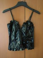 Zeer sexy zwarte lak bustier van Ledapol maat S snazzeys, Kleding | Dames, Verzenden, Zwart, Zo goed als nieuw, Ledapol