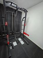 Half rack / squat rack , Lat row attachment with accessories, Ophalen, Gebruikt, Rug, Overige typen