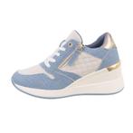 Dames wedge sneakers sleehakken blauw 36 37 38 39 40 41, Nieuw, Blauw, Ophalen of Verzenden, Sneakers of Gympen