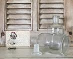 Set Franse stopflessen glazen apothekersflessen 500 ml, Antiek en Kunst, Antiek | Glas en Kristal, Ophalen of Verzenden