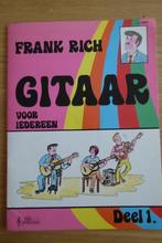 Frank Rich - GITAAR voor iedereen - deel 1, Muziek en Instrumenten, Bladmuziek, Les of Cursus, Ophalen of Verzenden, Gitaar, Zo goed als nieuw