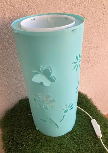 Lamp met vlinders libelle en bloemen motief | kunststof beschikbaar voor biedingen