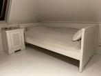 Bopita bed met onderschuifbed, Ophalen, 90 cm, Eenpersoons, Wit