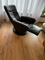 Relax stoel, merk: Hukla, Gebruikt, Leer, Eén, Zwart