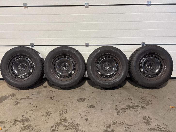 16" dunlop winterbanden st. 5 x 112 vw tiguan, div. skoda .., Auto-onderdelen, Banden en Velgen, Band(en), Winterbanden, 16 inch