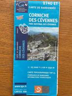 Wandelkaart IGN 2740 ET Cevennes Frankrijk, Ophalen of Verzenden, Zo goed als nieuw, 1800 tot 2000, Landkaart
