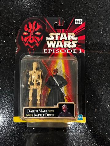 Vintage Star Wars Episode I - Darth Maul & Battle Droid beschikbaar voor biedingen