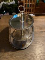 Verzilverde etagère - Kersttafel decoratie, Ophalen, Zo goed als nieuw