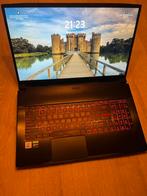 MSI GF75 Thin 10SC Gaming laptop, Qwerty, Zo goed als nieuw, Gaming, SSD