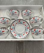 Turkse Koffiekopjes Set - 6 persoons Kopjes met Onderleggers, Ophalen of Verzenden, Nieuw, Overige stijlen, Kop(pen) en/of Schotel(s)