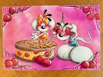 5 Diddle placemats à €4,50 -Vrolijk & Kleurrijk- Kids blij!  beschikbaar voor biedingen