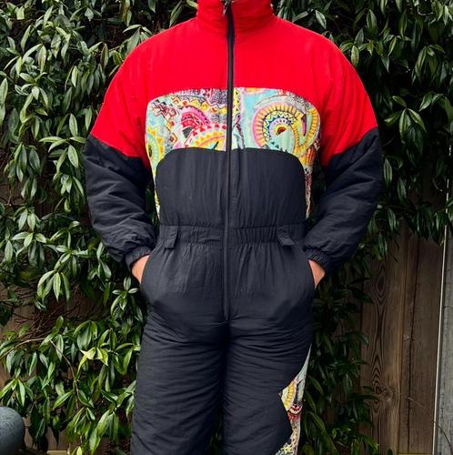 Vintage Retro Skipak S/M, Kleding | Heren, Wintersportkleding, Gedragen, Pak, Maat 48/50 (M), Ophalen of Verzenden