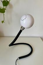 Superleuke vintage “snake lamp” tafellamp uit de jaren ‘70, Huis en Inrichting, Variavintage, Ophalen of Verzenden, Leiden, Vintage retro midcentury design antiek