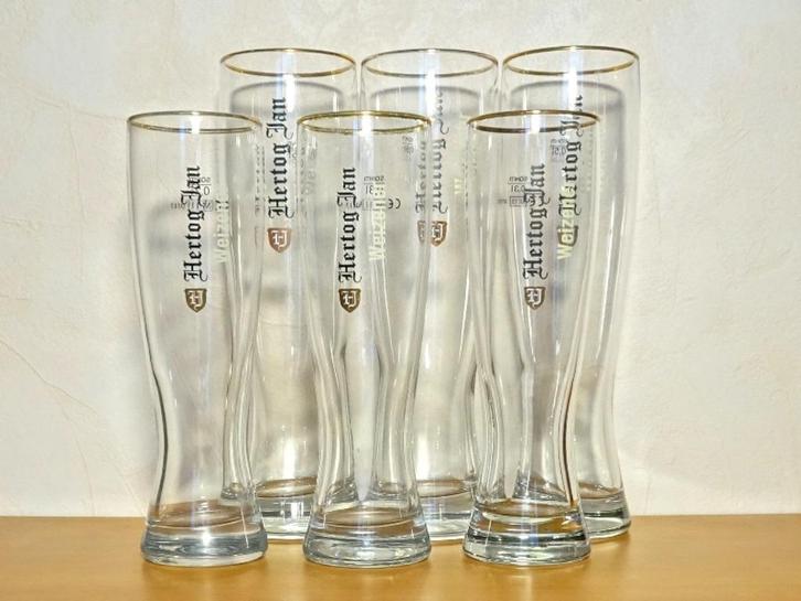 Hertog Jan Weizener glazen, Verzamelen, Biermerken, Zo goed als nieuw, Glas of Glazen, Hertog Jan, Ophalen of Verzenden