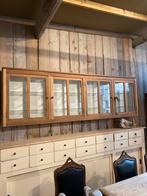 Grote ondiepe wandvitrine, Ophalen, Zo goed als nieuw, 25 tot 50 cm, 50 tot 100 cm