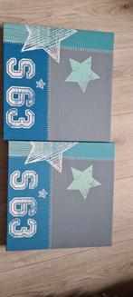 lifestyle stoer schilderijtjes 4x, Ophalen of Verzenden