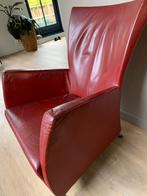 Windy van Monti leren fauteuil, Huis en Inrichting, Fauteuils, Ophalen, Gebruikt, Minder dan 75 cm, Leer