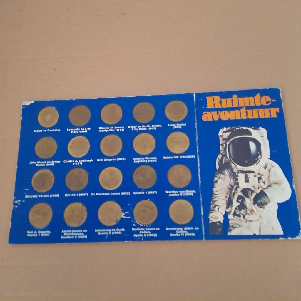 Shell Ruimte avontuur munten verzameling, Verzamelen, Ophalen of Verzenden, Gebruikt