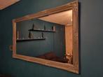 Mooie klassieke grote spiegel - antraciet frame, Antiek en Kunst, Antiek | Spiegels, Minder dan 100 cm, 100 tot 150 cm, Rechthoekig