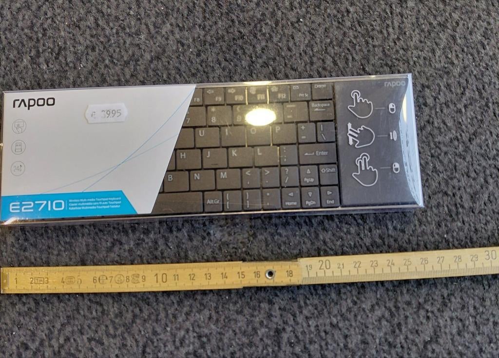 Bluetooth toetsenbord Rapoo E2710, Ophalen of Verzenden, Qwerty, Rapoo