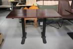 Partij tafels eettafel metaal hout horeca restaurant rvs, Huis en Inrichting, Tafels | Eettafels, Gebruikt, 100 tot 150 cm, 50 tot 100 cm