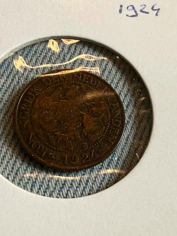 1 cent 1924 beschikbaar voor biedingen
