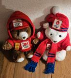 Olympische mascotte beren '92 & Olympisch speldje'92 vintage, Verzamelen, Ophalen of Verzenden, Zo goed als nieuw, Overige sporten