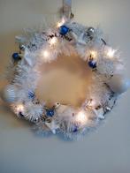 Kerst krans handmade met verlichting, Diversen, Ophalen of Verzenden, Nieuw