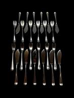 zilveren viscouverts van Kempen 2e gehalte, 1938, set van 12, Antiek en Kunst, Verzenden, Zilver