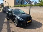 Peugeot 2008 1.2 VTI 81KW 2017 Zwart, Auto's, Voorwielaandrijving, 1250 kg, Zwart, Leder en Stof