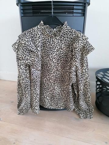 Loavies gave blouse. Maat S! Luipaard print beschikbaar voor biedingen