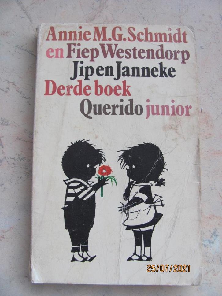 Boek JIP en JANNEKE deel 3 Annie MG SCHMIDT Fiep 1979 IZGS, Boeken, Kinderboeken | Kleuters, Gelezen, Fictie algemeen, 4 jaar