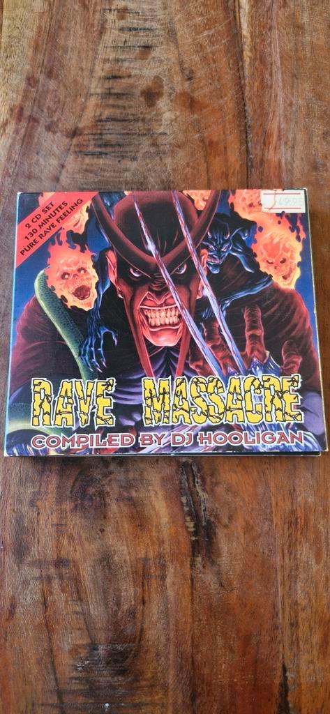 Rave Massacre - DJ Hooligan (3CD), Cd's en Dvd's, Cd's | Dance en House, Gebruikt, Techno of Trance, Boxset, Ophalen of Verzenden