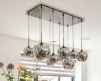 zeer mooie luxe hanglamp met 10 ledlampen, Ophalen, Zo goed als nieuw, Glas, Modern