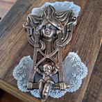 Deurklopper Gietijzer  Kindje op Schommel 27x15 cm groot, Antiek en Kunst, Ophalen of Verzenden