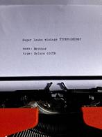 Vintage typemachine Brother Deluxe 650TR - jaren '70, Diversen, Typemachines, Ophalen of Verzenden, Zo goed als nieuw