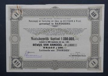Deutekom & Waal (Sigarettenfabriek) - Bandoeng 1917 beschikbaar voor biedingen