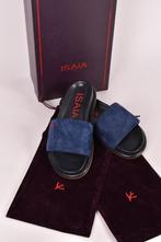 SALE! Nieuw €698 ISAIA Napoli slippers maat 40 blauw, NAPOLI, Nieuw, Ophalen of Verzenden, ISAIA NAPOLI SRL