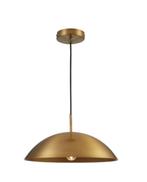 vtwonen hanglamp Disk antiek brons Ø38cm, Nieuw, Ophalen of Verzenden, Metaal, Minder dan 50 cm