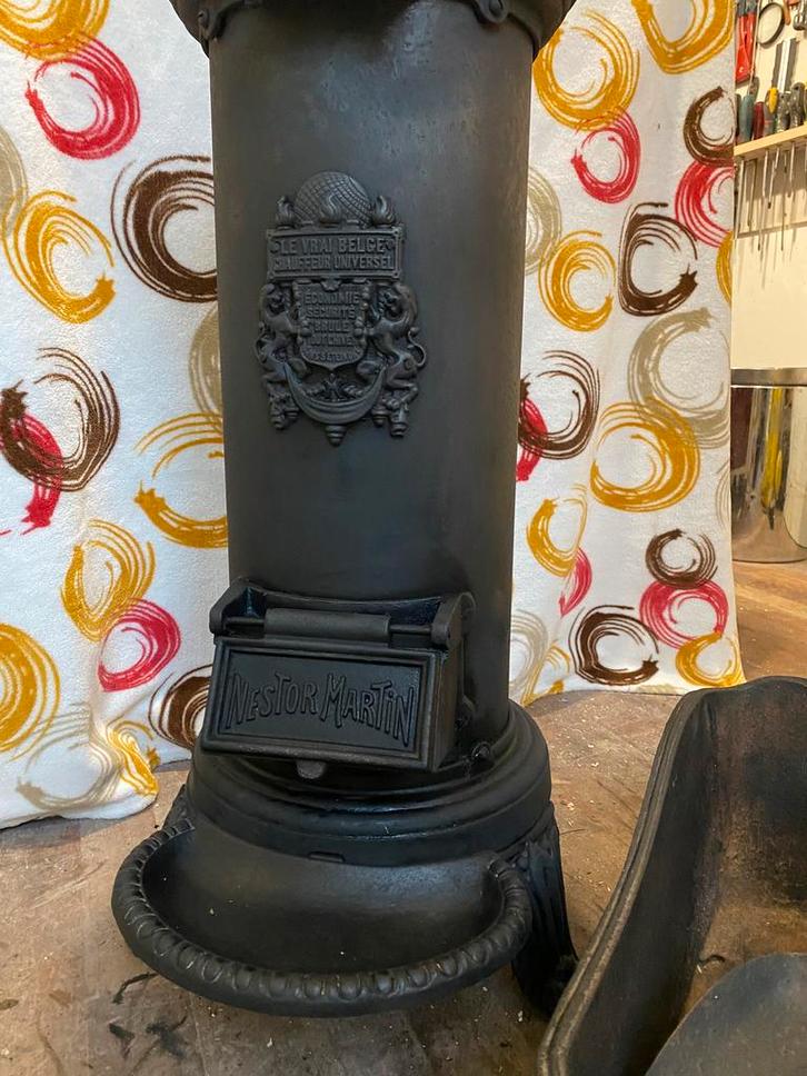 Romantisch houtkacheltje, Huis en Inrichting, Kachels, Zo goed als nieuw, Vrijstaand, Houtkachel, Hout, Ophalen of Verzenden