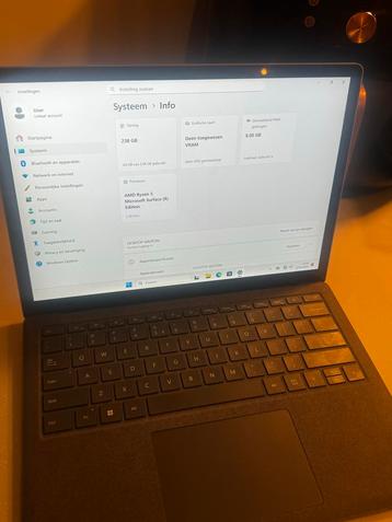 Microsoft Surface Laptop - Ryzen 5, 8GB RAM, 256 SSD beschikbaar voor biedingen