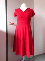 LaDress by Simone rode jurk travel maat L (40/42), Kleding | Dames, Jurken, Maat 38/40 (M), Ophalen of Verzenden, Zo goed als nieuw
