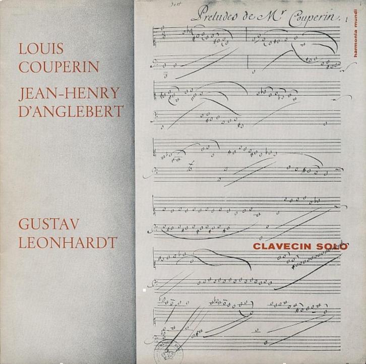 Louis Couperin Jean-Henry d'Anglebert  Gustav Leonhardt, Cd's en Dvd's, Vinyl | Klassiek, Zo goed als nieuw, Classicisme, Kamermuziek